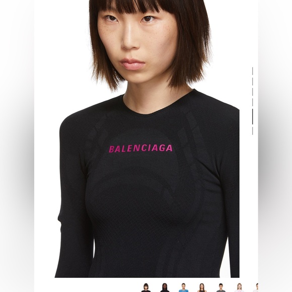 Balenciaga athletic long sleeve  t shirt . Size small - Picture 4 of 7